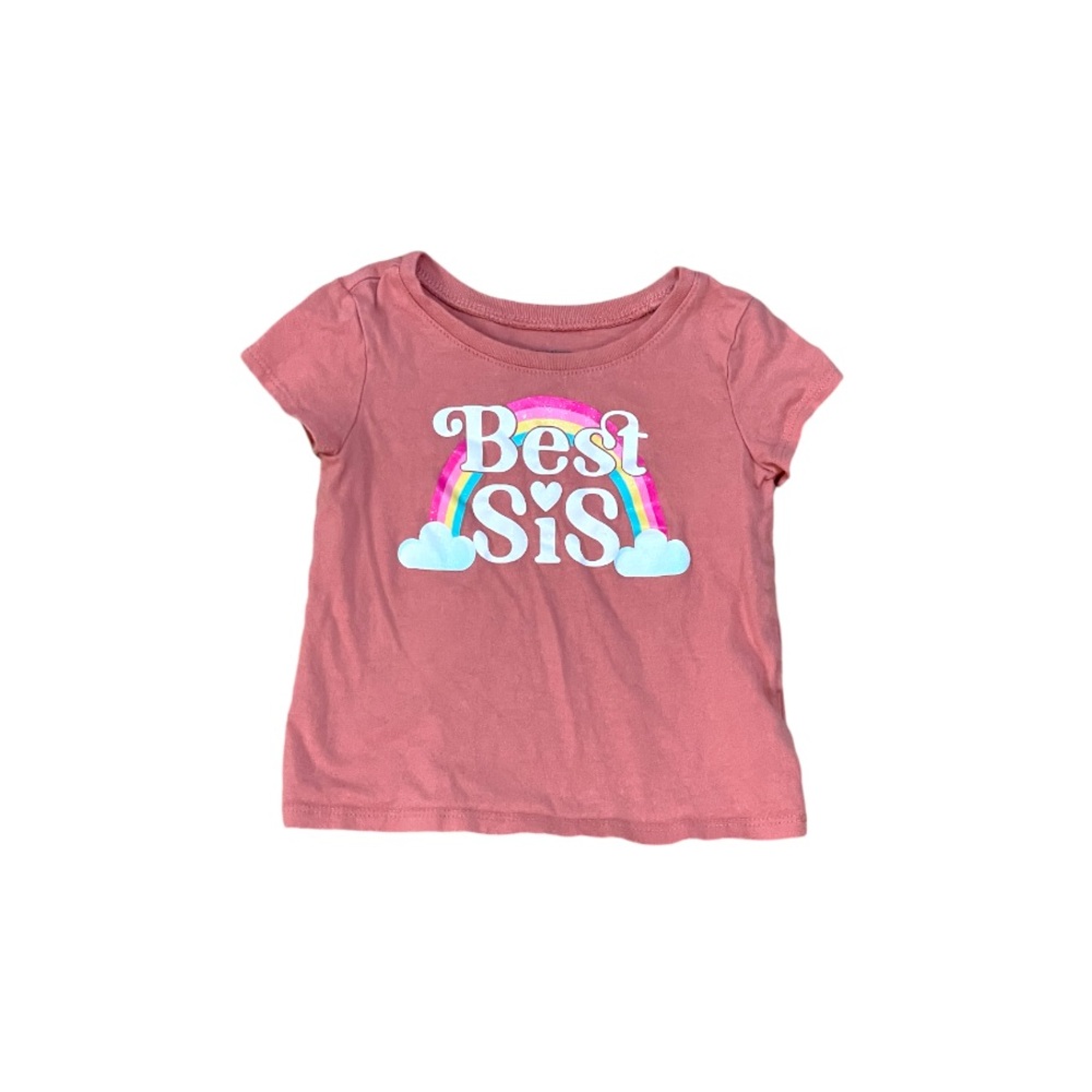 Infant Girls Size 18-24 Months Best Sis Rainbow Shirt